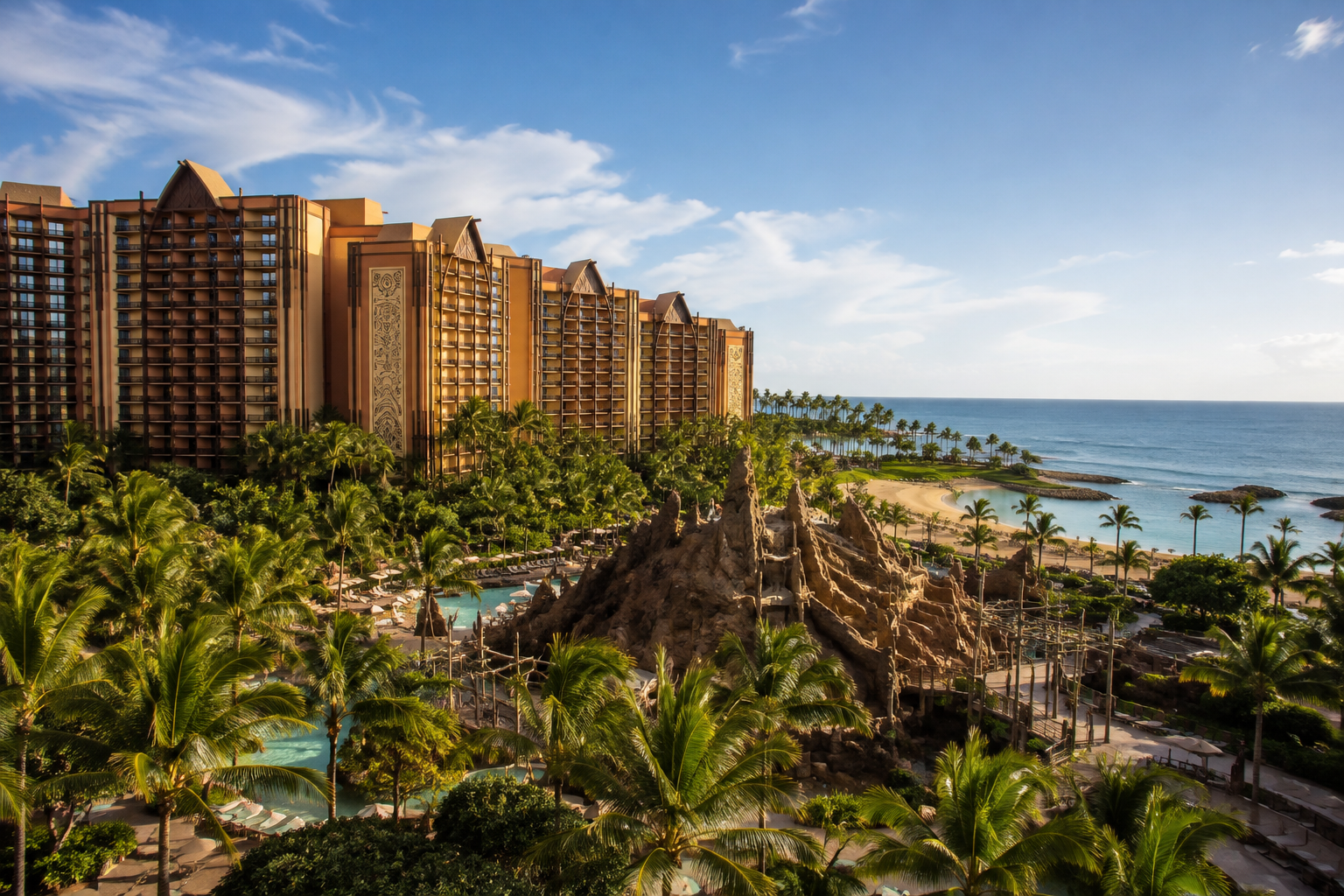 Ko Olina resort and lagoon on Oahu